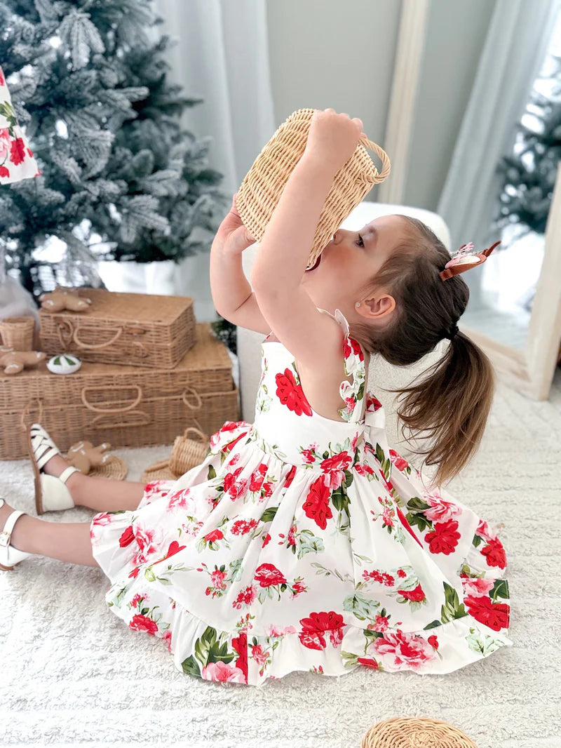 Faith Christmas Rose Dress