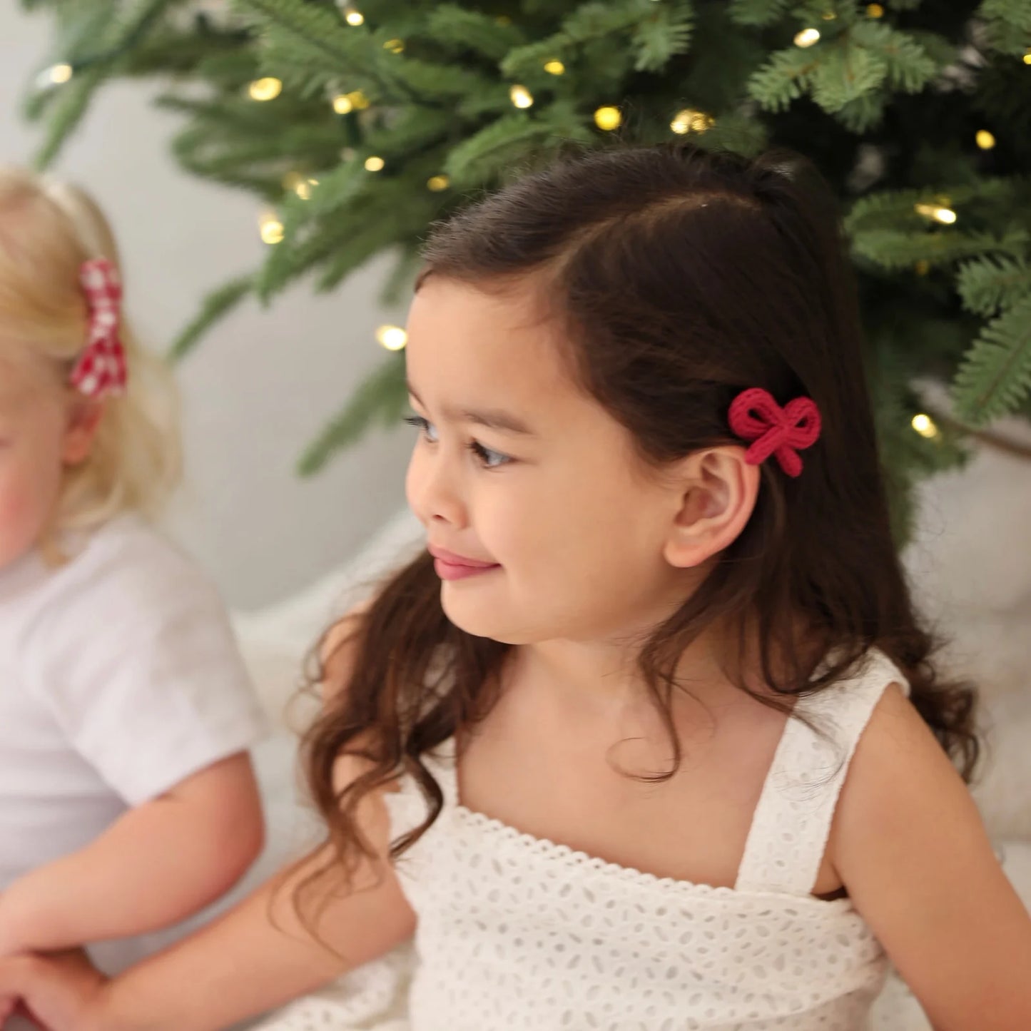 Crochet Ribbon Pigtail Set Merry Berry