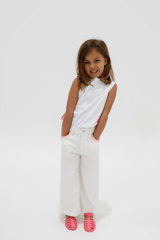 Liv White Denim Pants
