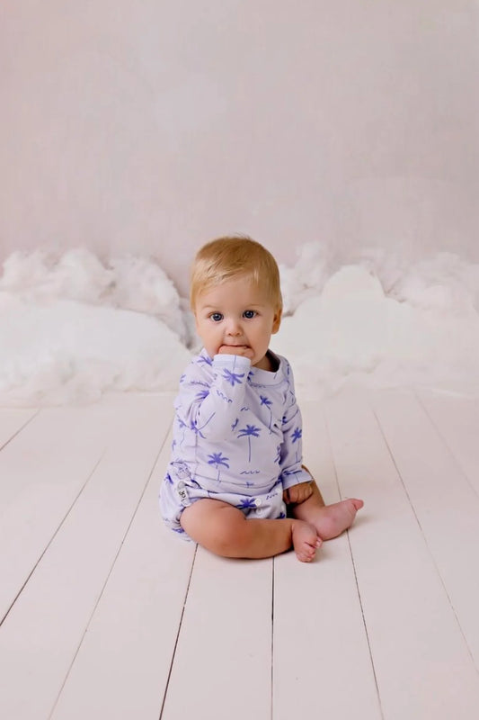 Swim Rashie Long Sleeve Blue Oasis