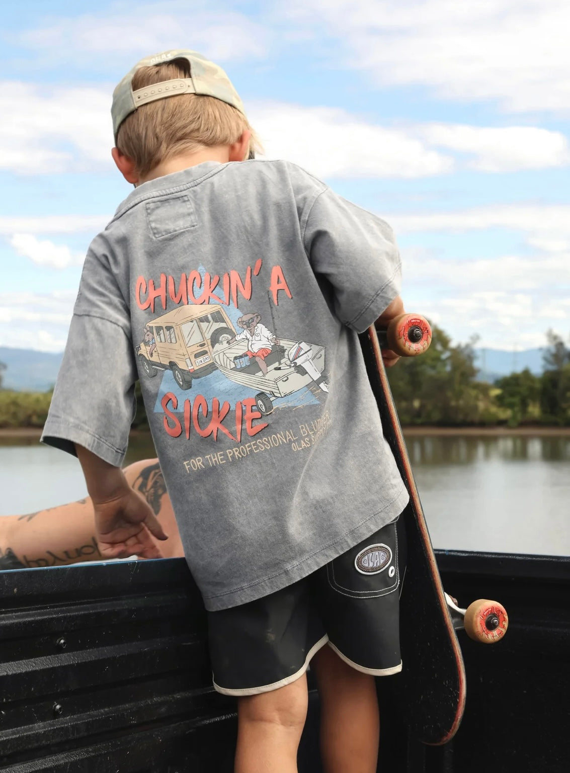 CHUCKIN' A SICKIE MINI TEE