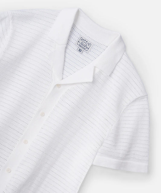 The Aman SS Shirt Chalk