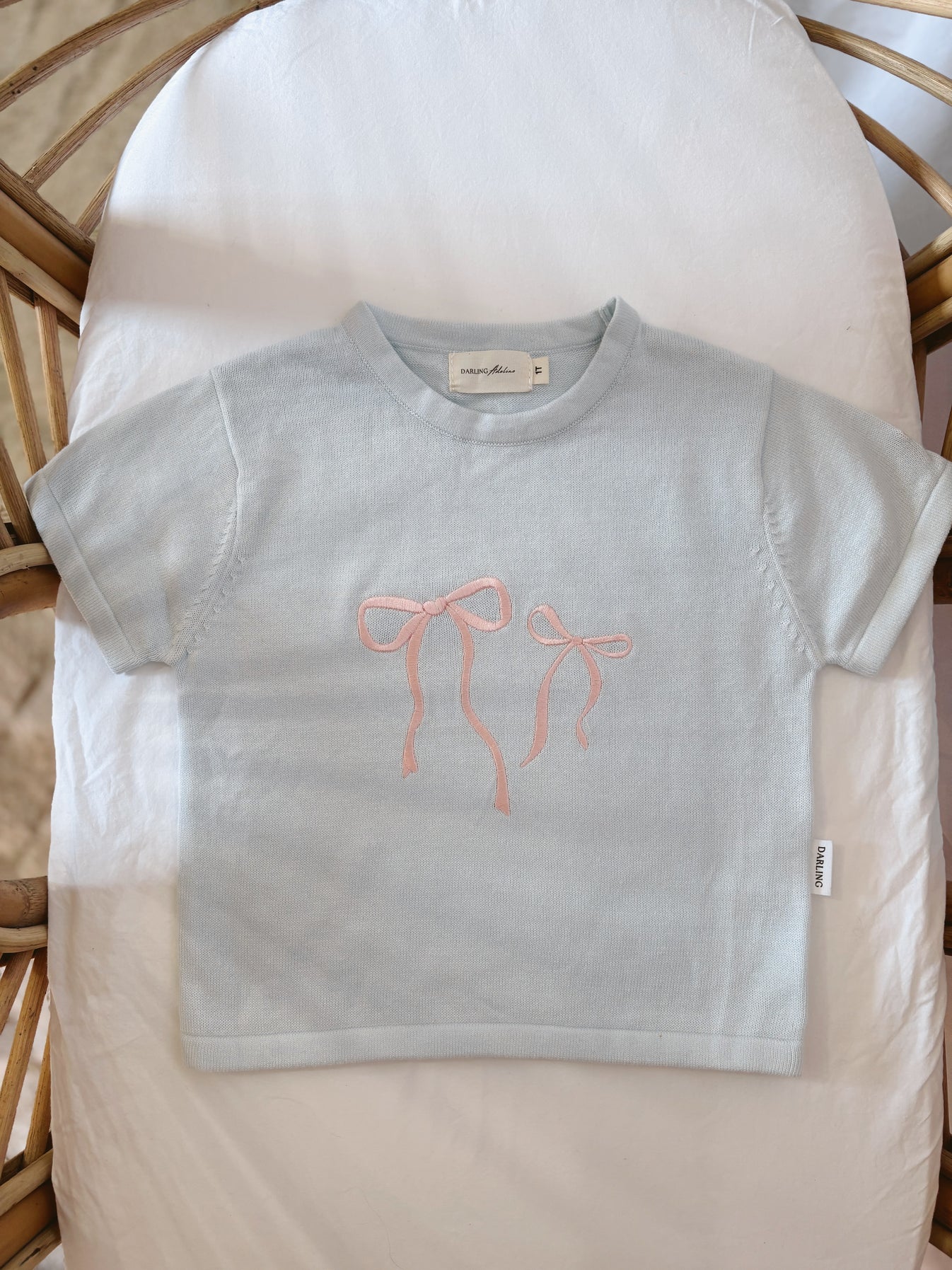 Cotton Candy Bow Tee Floss