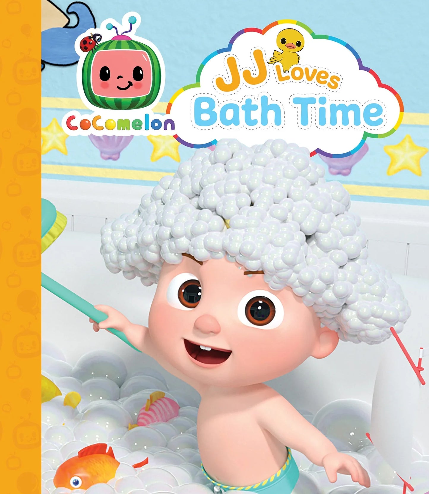 CoComelon Cased Board Book JJ Loves Bath Time