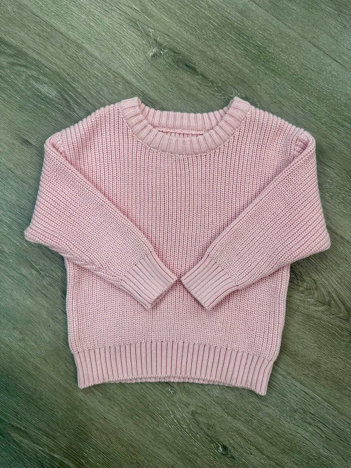 Knit Jumper Blush Pink