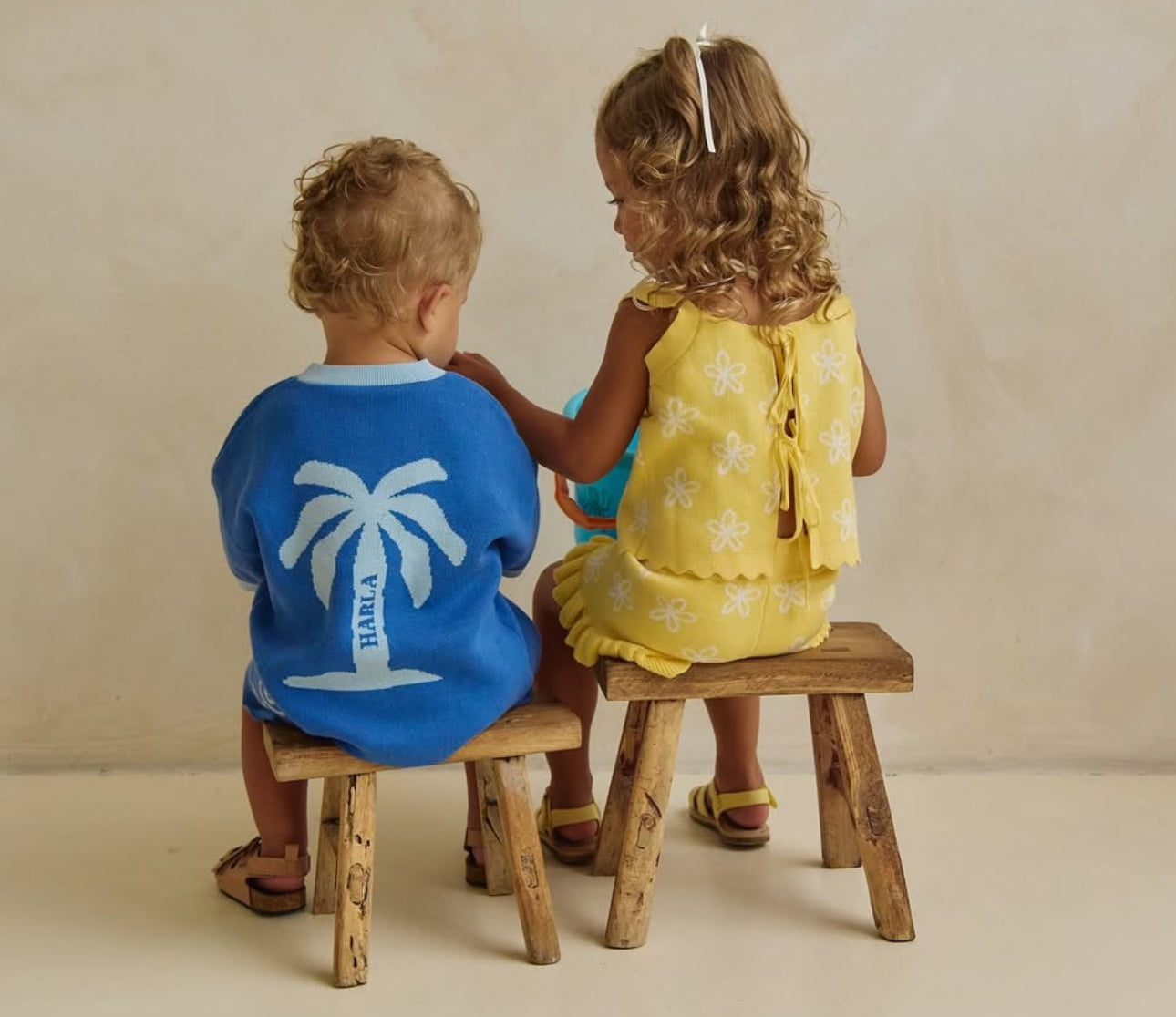 Harla Designs Girls Knitted Shorts