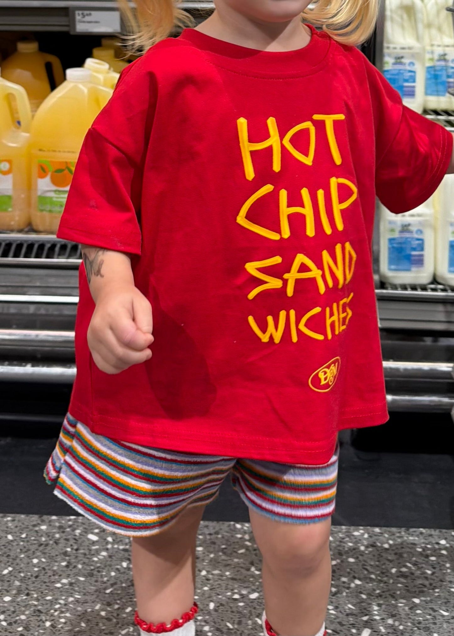 Dad Dressed Me - Hot Chippys Tee