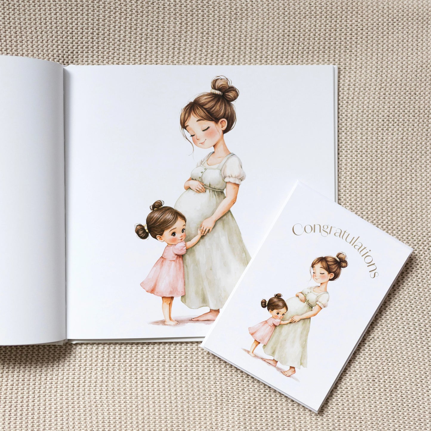 CONGRATULATIONS- BIG SISTER GREETING CARD