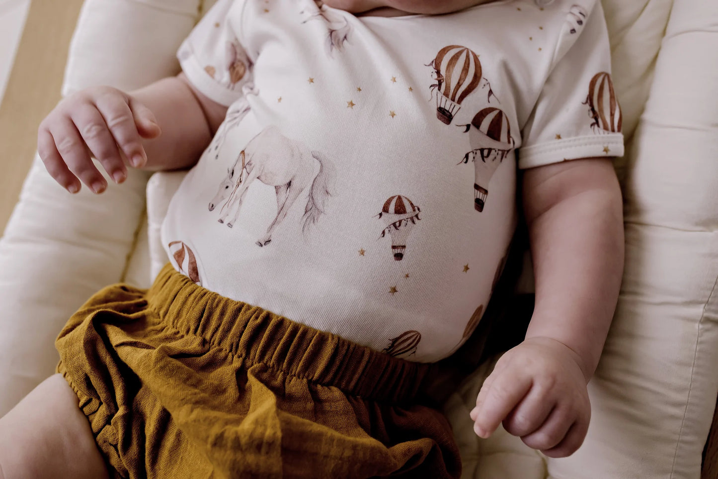 Bamboo Bodysuit Sky Stallions