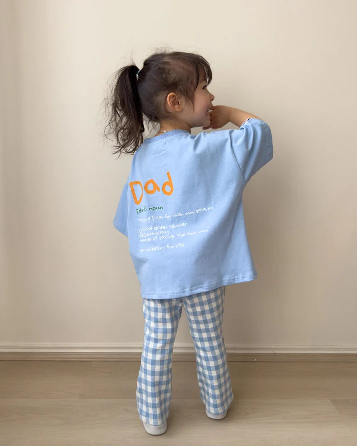 Signature Kids Tee - My Dad Fixes Everything - Blue