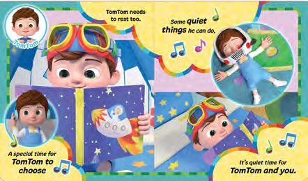 CoComelon Cased Board Book JJ Needs Some Quiet Time