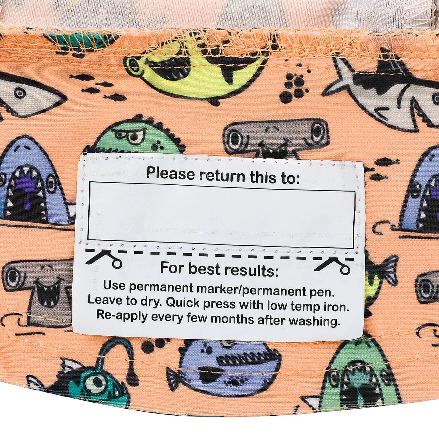 Kids Swim Legionnaire Flap Beach Hat - Nippers