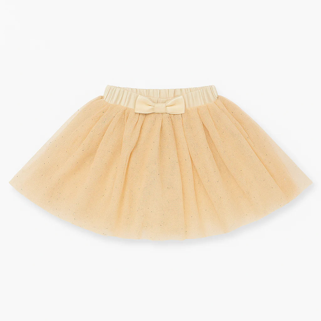 Sparkly Tulle Skirt Gold