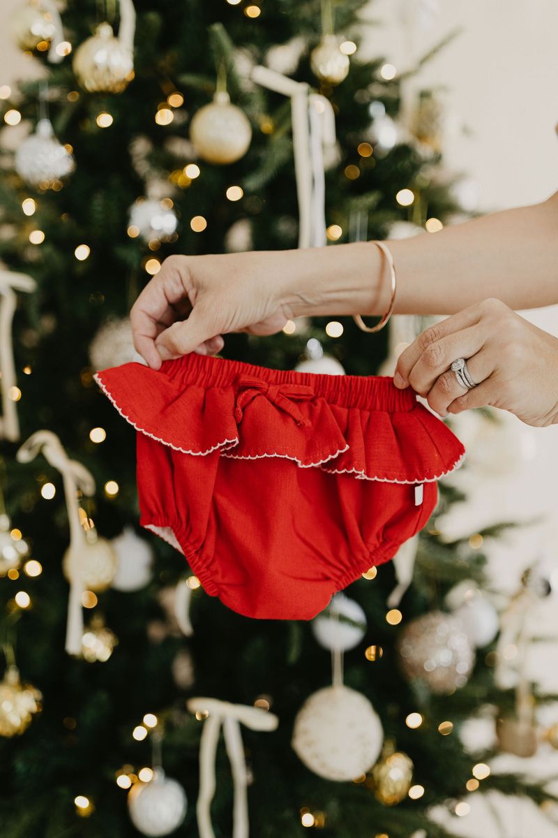 Candy Cane Red Bloomers