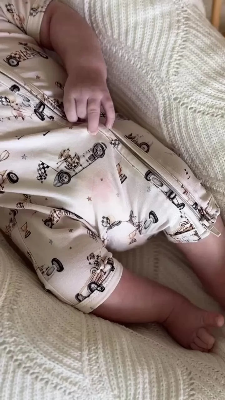 Pup Racer | Zip Romper