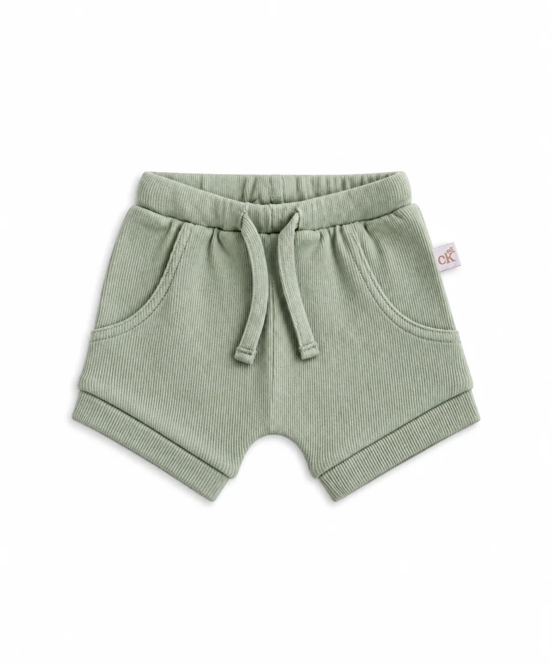 Sage Ribbed Shorties