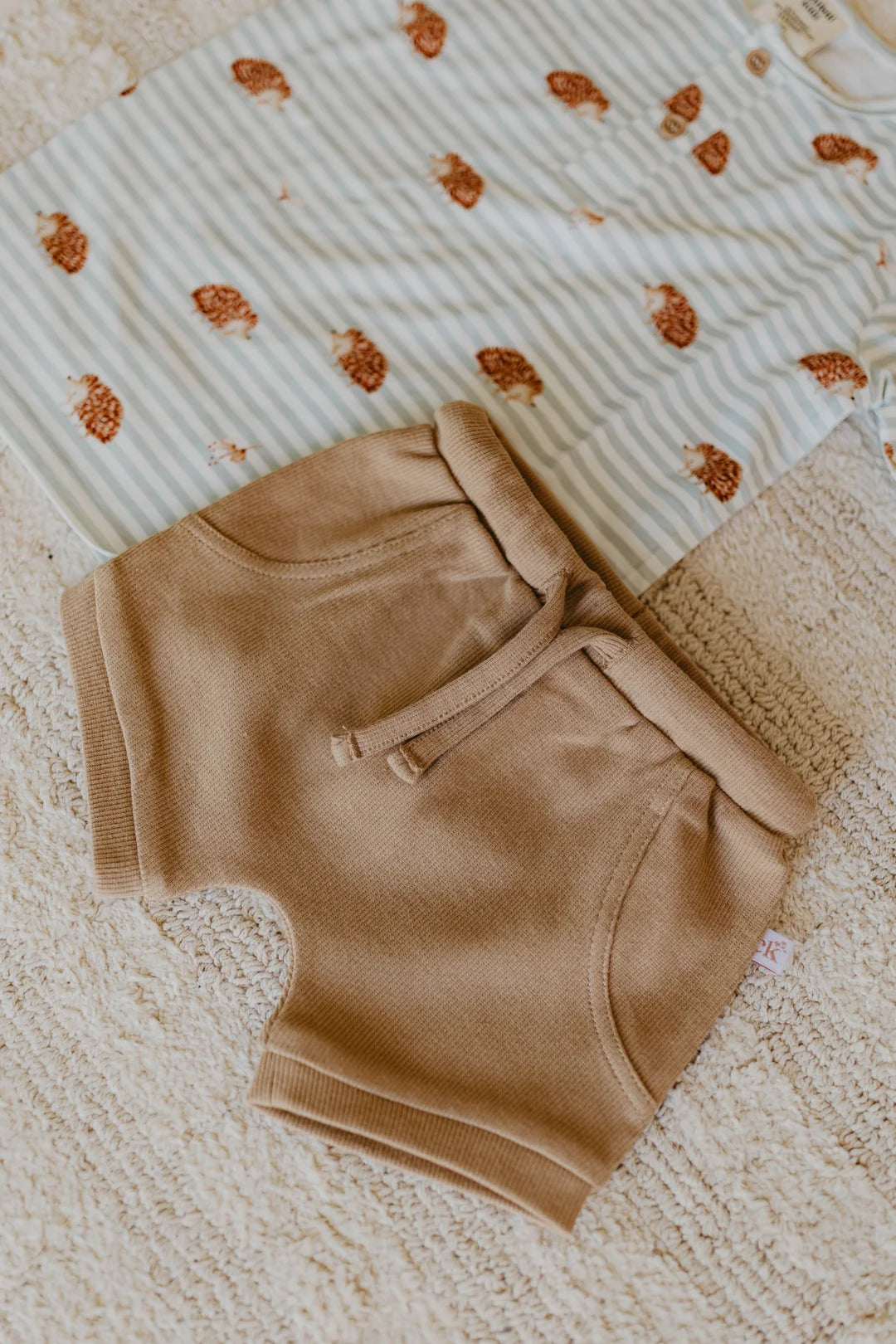 Toffee Ribbed Shorties