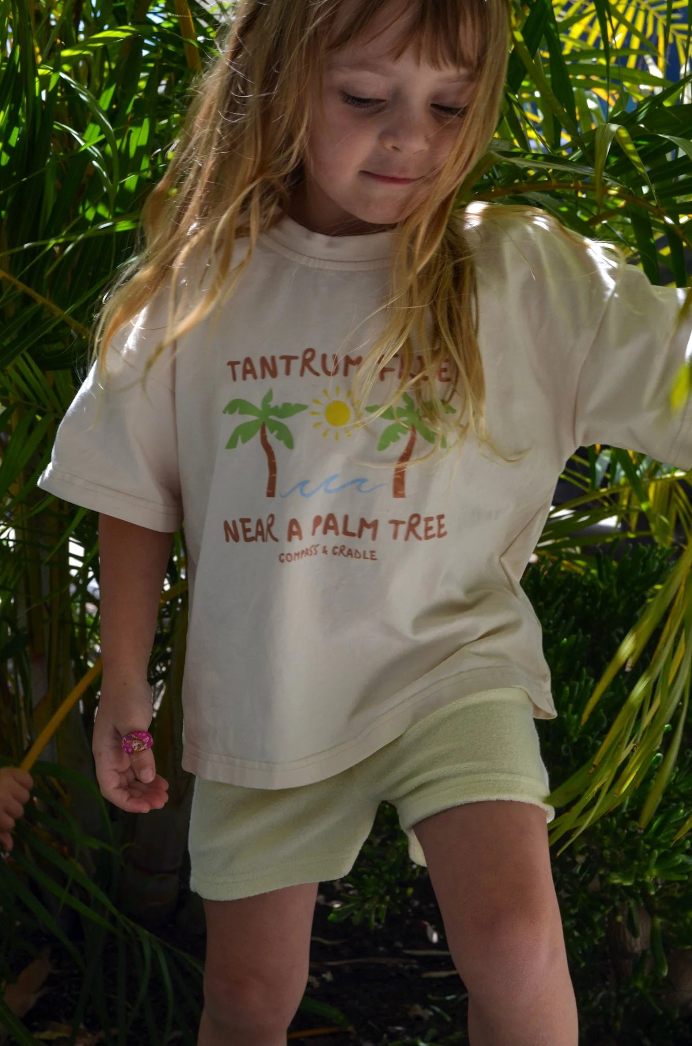 Tantrum Free Near a Palm Tree Kids T-shirt