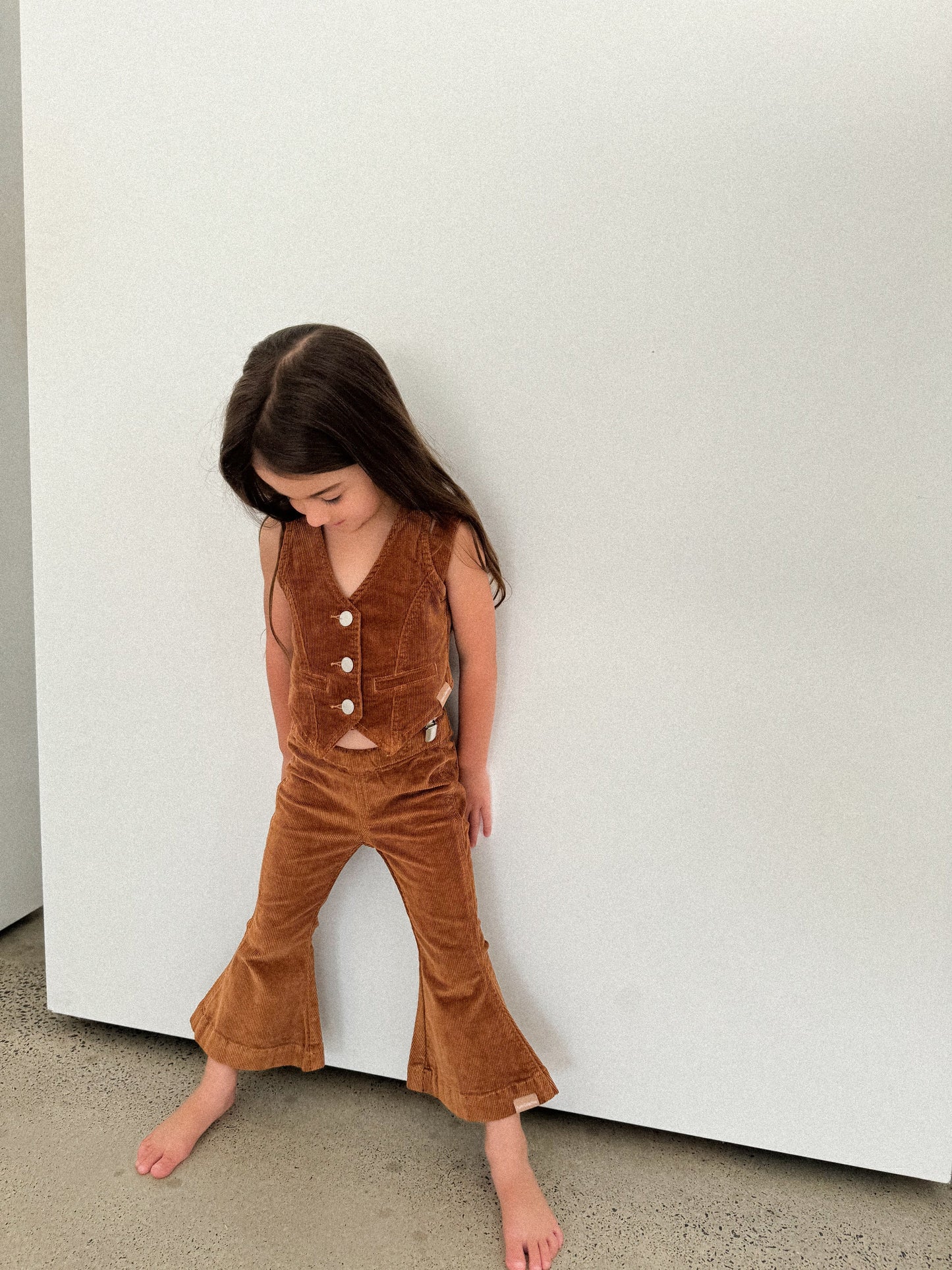 Farrah Flare Jean Whisky Cord