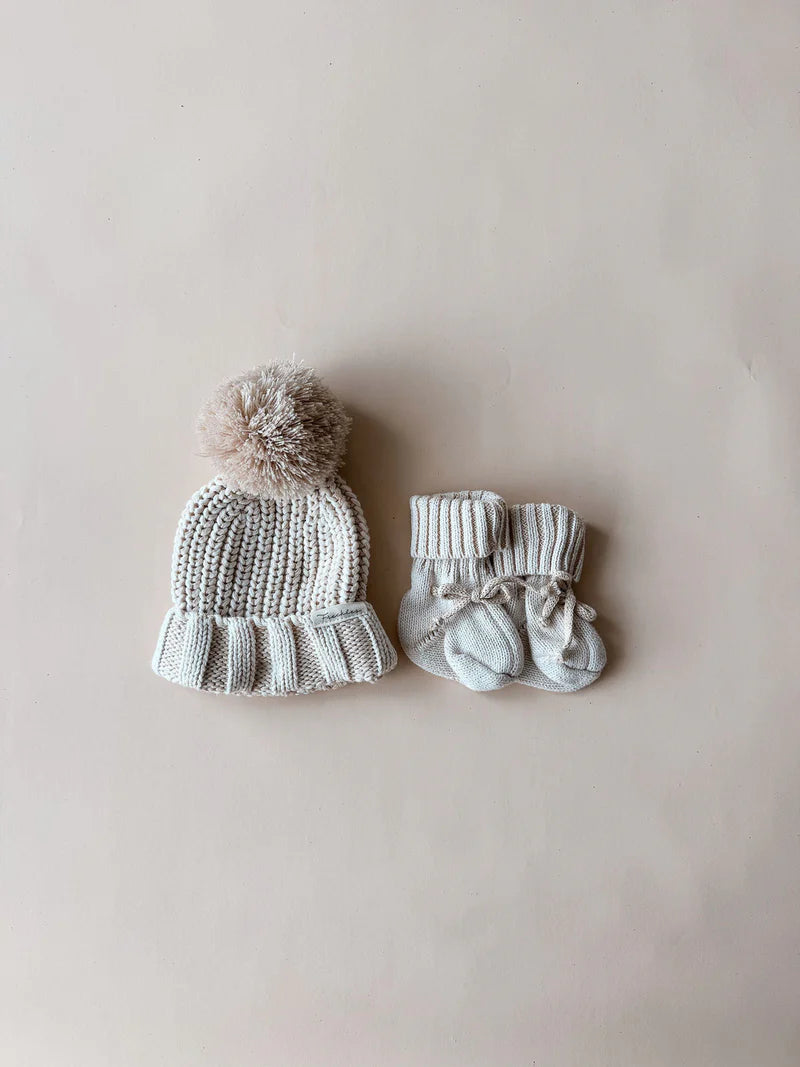 Chunky Cotton Beanie Oat