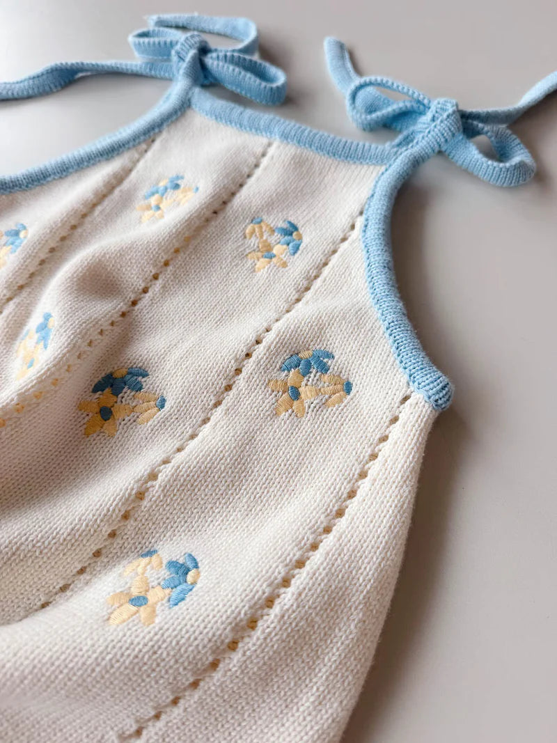 Bloom Pointelle Tie Dress | Pansy