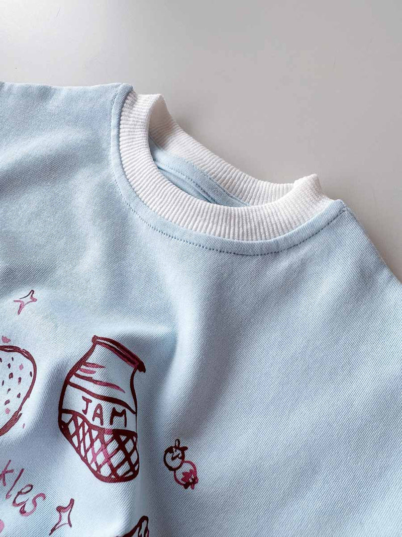 Breakfast Club Romper | Sky