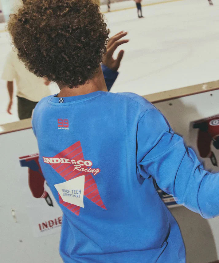 The Gainseville L/s Tee - Racing Blue