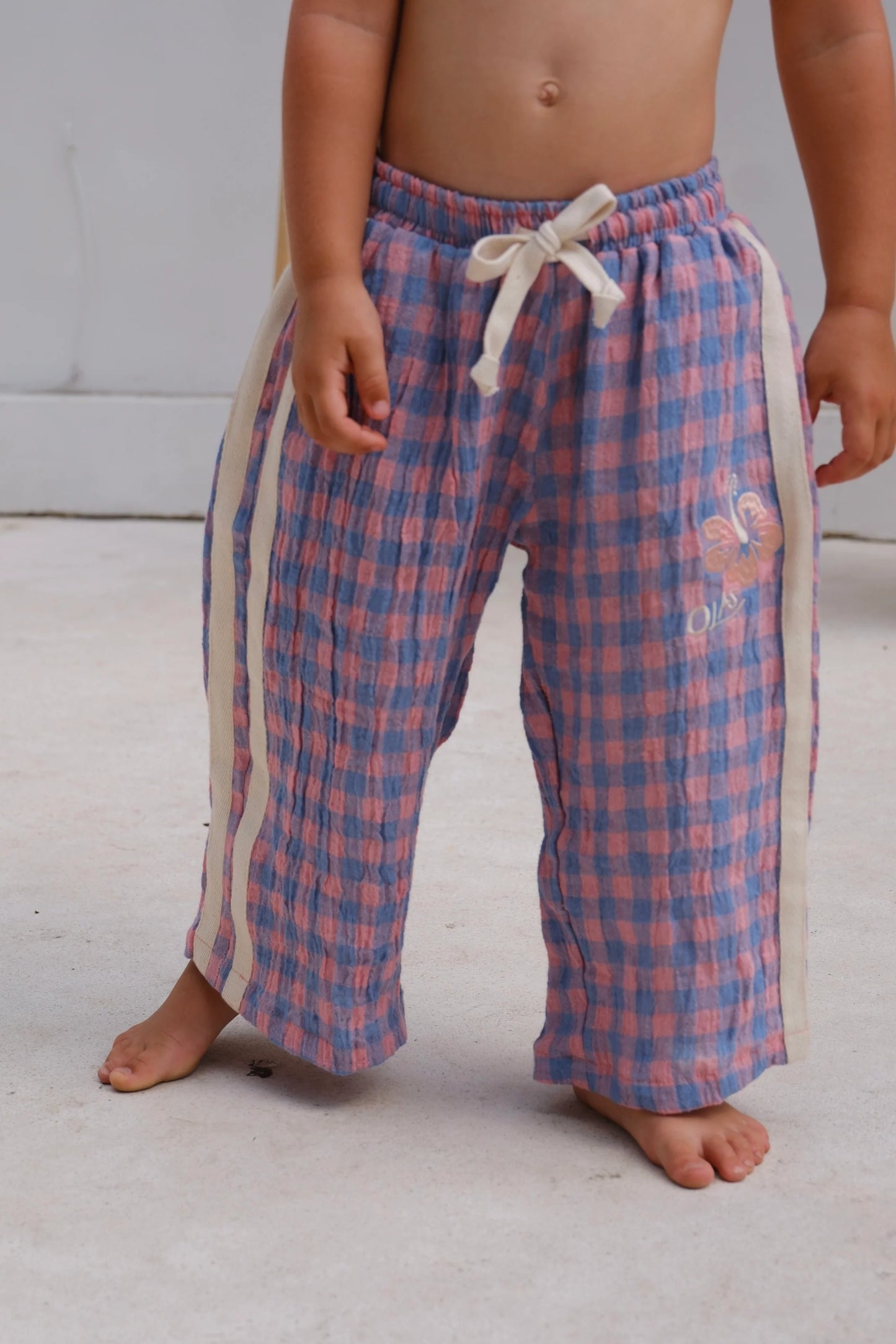 HIBISCUS CHECK MINI PANT