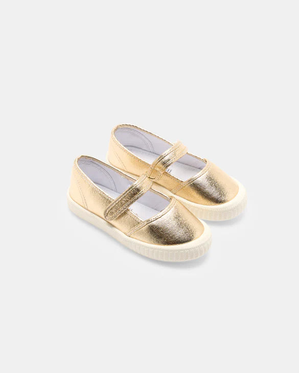 Walnut Mary Jane Canvas Shoes Rose Gold Everythings Rosie