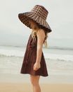 The Freya Linen Dress Brown