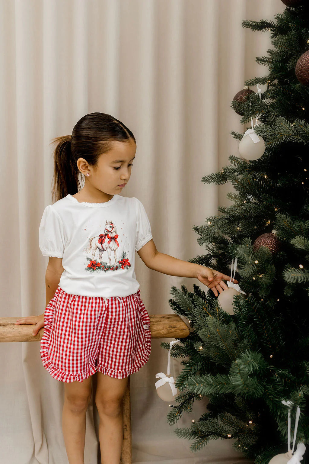 Mistletoe Starlight Pony Bamboo Tee