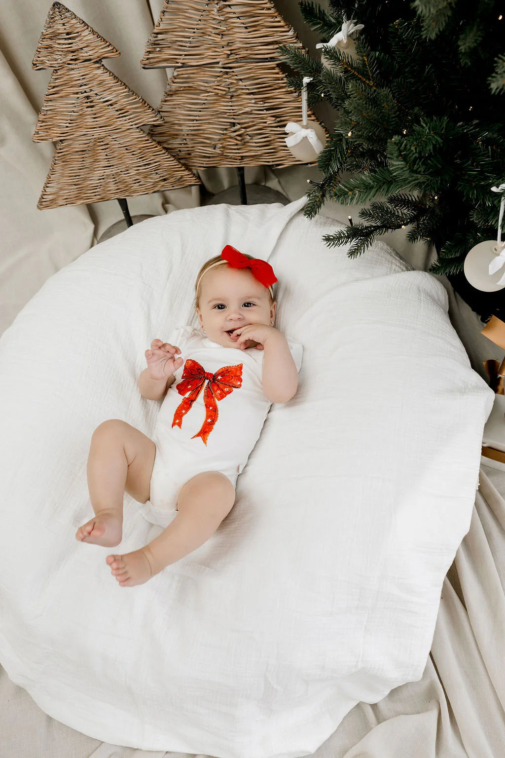 Ruby Star Coquette Bow Bamboo Bodysuit