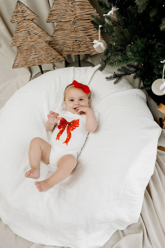 Ruby Star Coquette Bow Bamboo Bodysuit