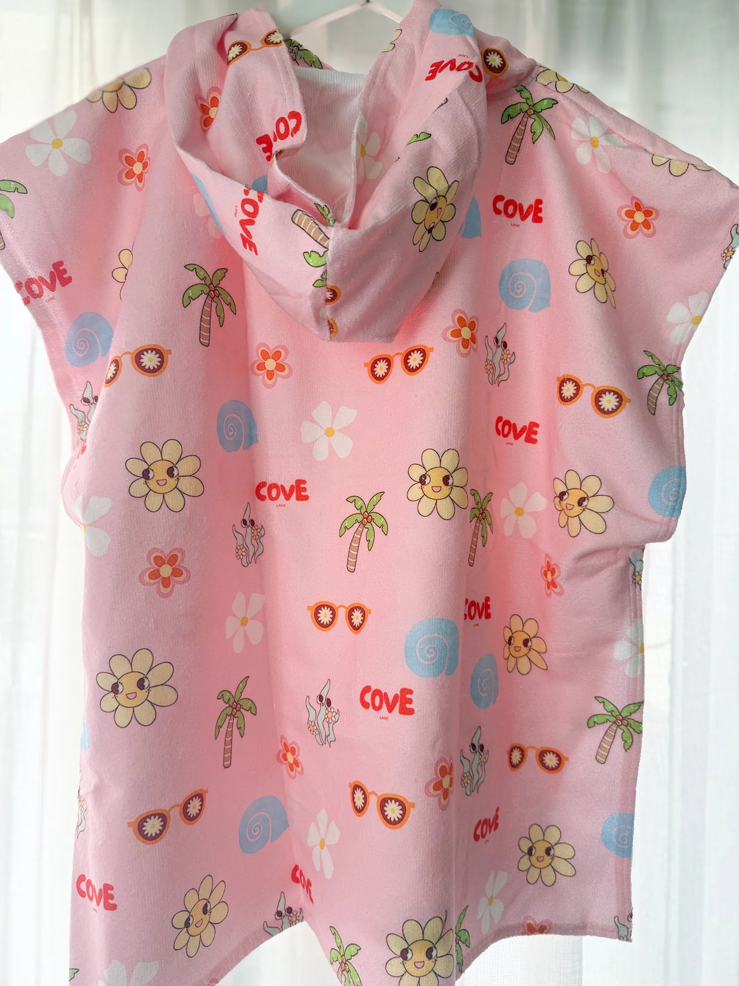 Ocean Disco Hooded Poncho Beach Towel