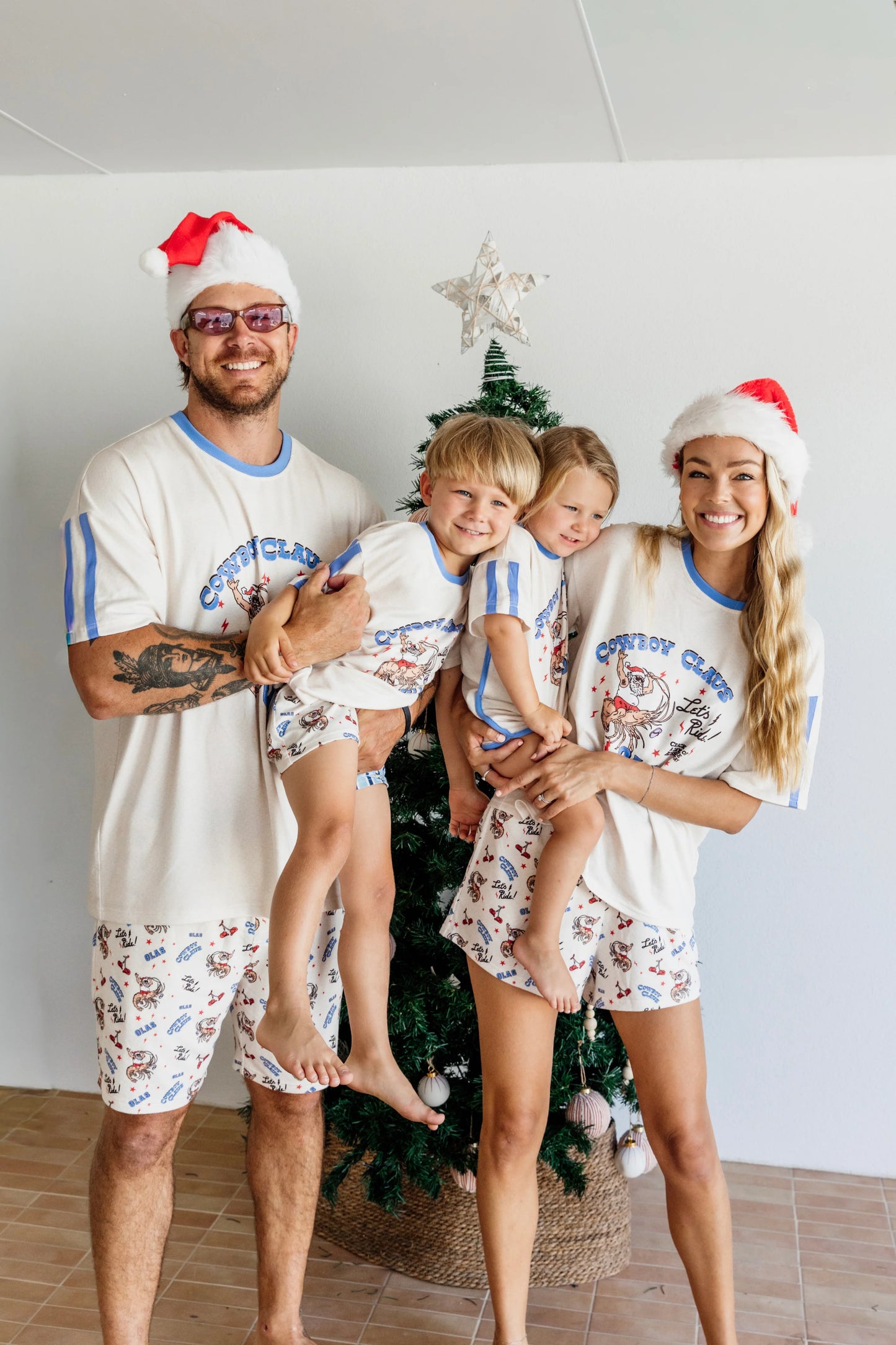 Cowboy Claus Men's Pj Set