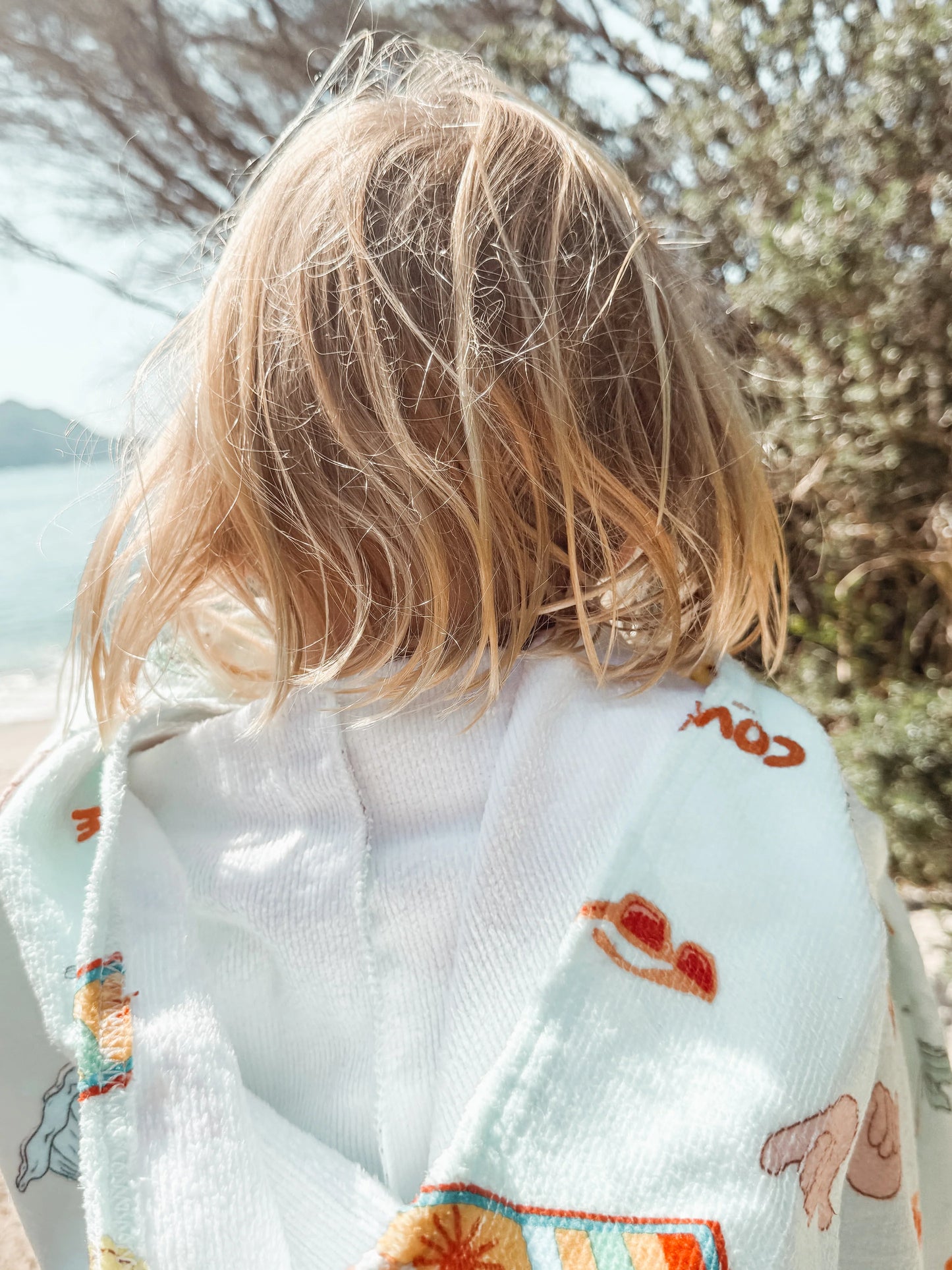 Salty Grom Hooded Poncho Beach Towel