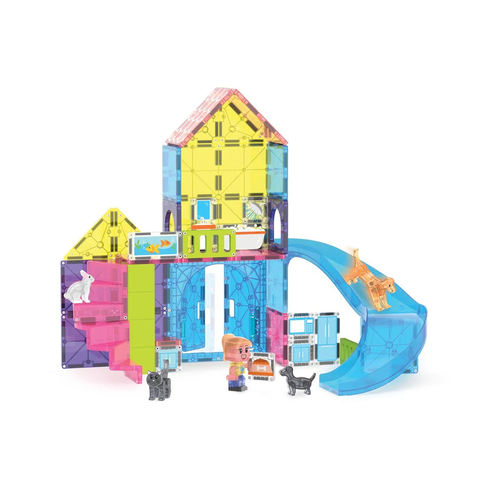 Pet Playhouse 50-Piece Magnetic Construction Set