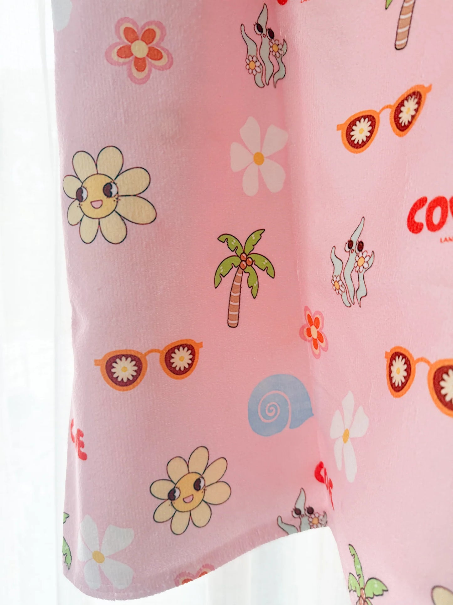 Ocean Disco Hooded Poncho Beach Towel