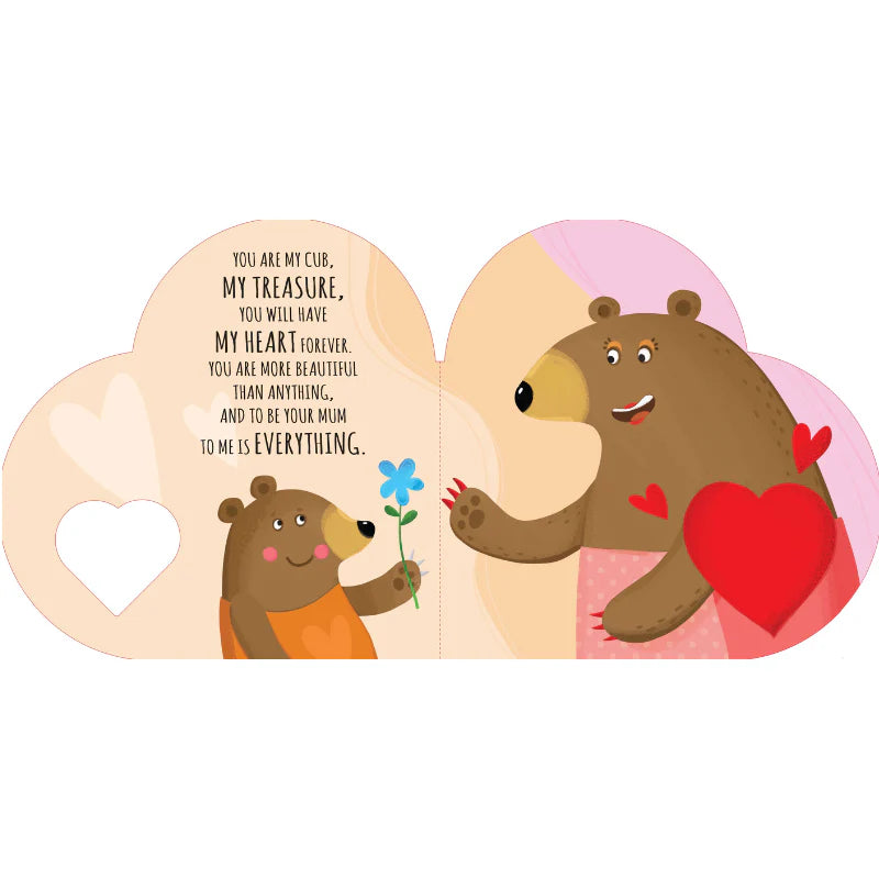 Shaped Board Book With Love Mummy