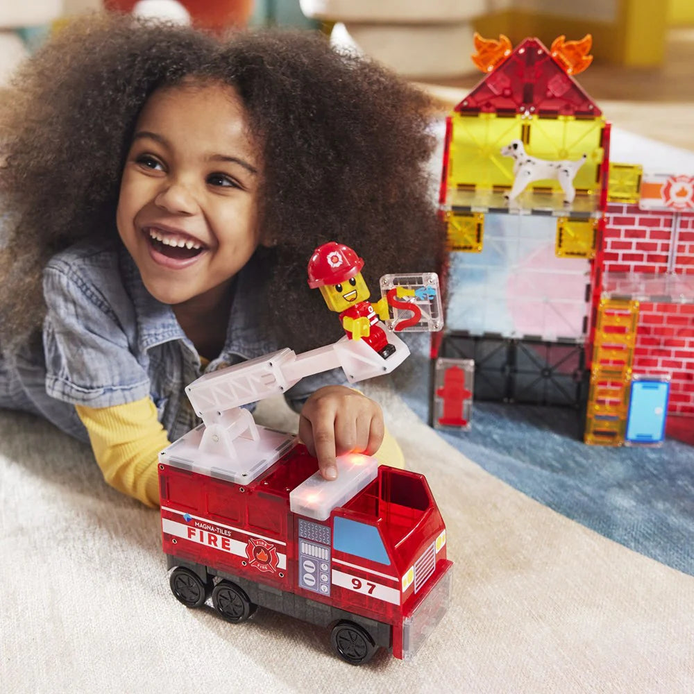 Fire Station 50-Piece Magnetic Construction Set