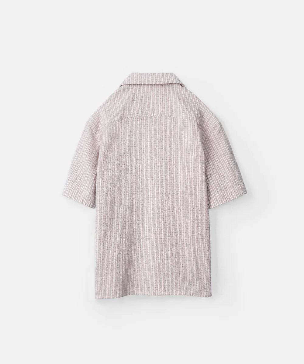 The Caleta SS Shirt Buckwheat/Cream