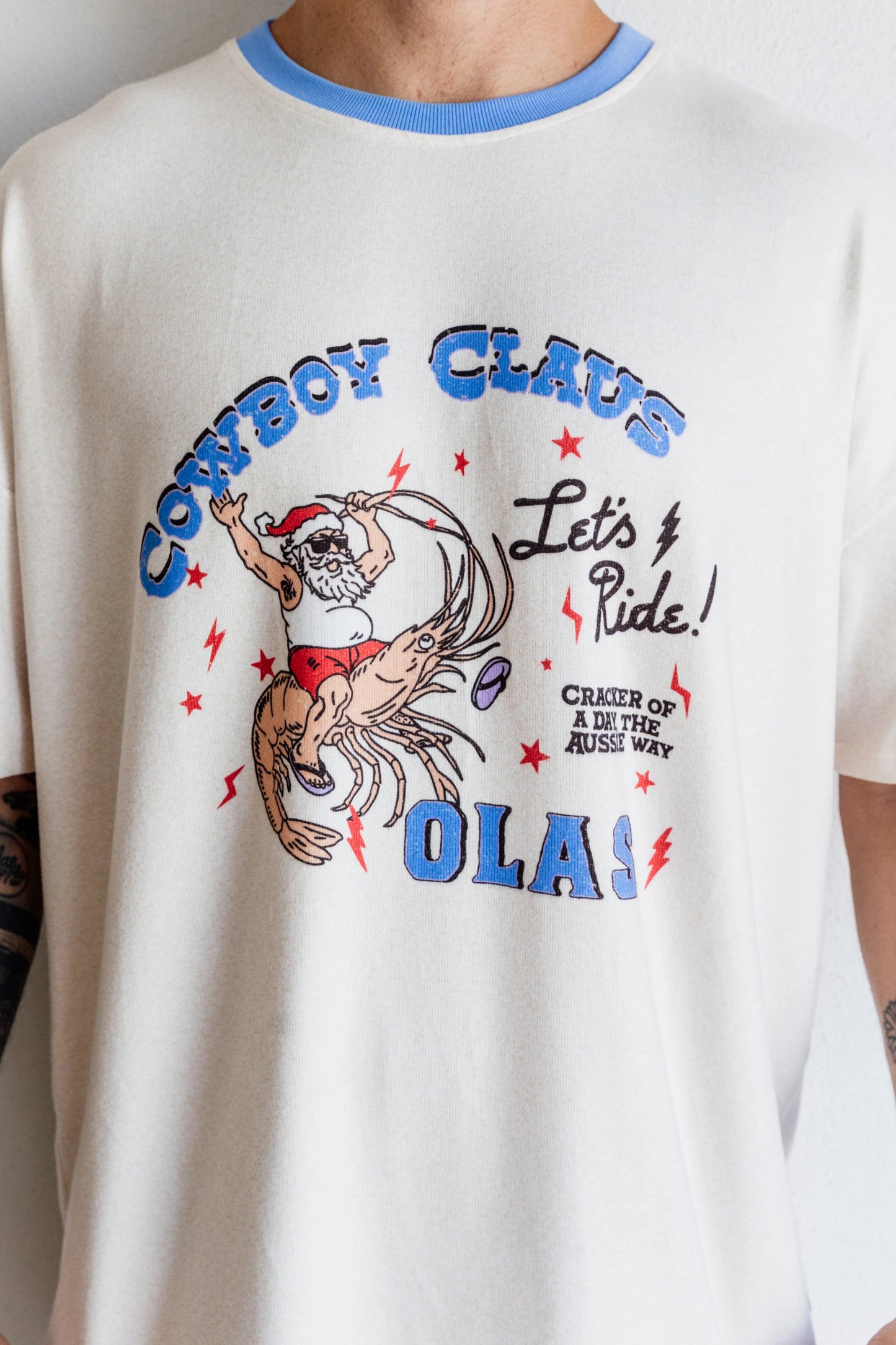 Cowboy Claus Men's Pj Set