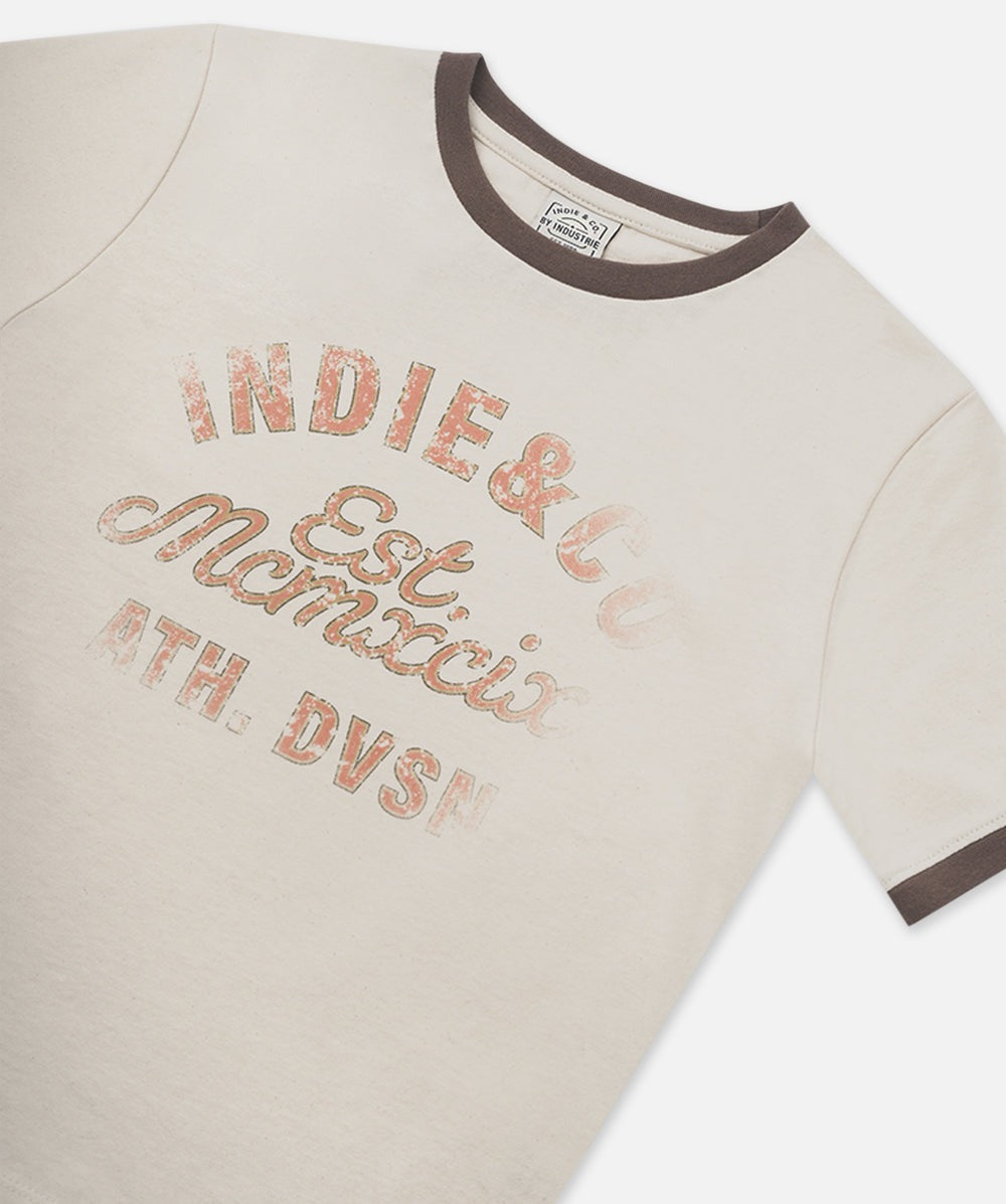 Indie Kids The Creedence Tee Vintage Wheat