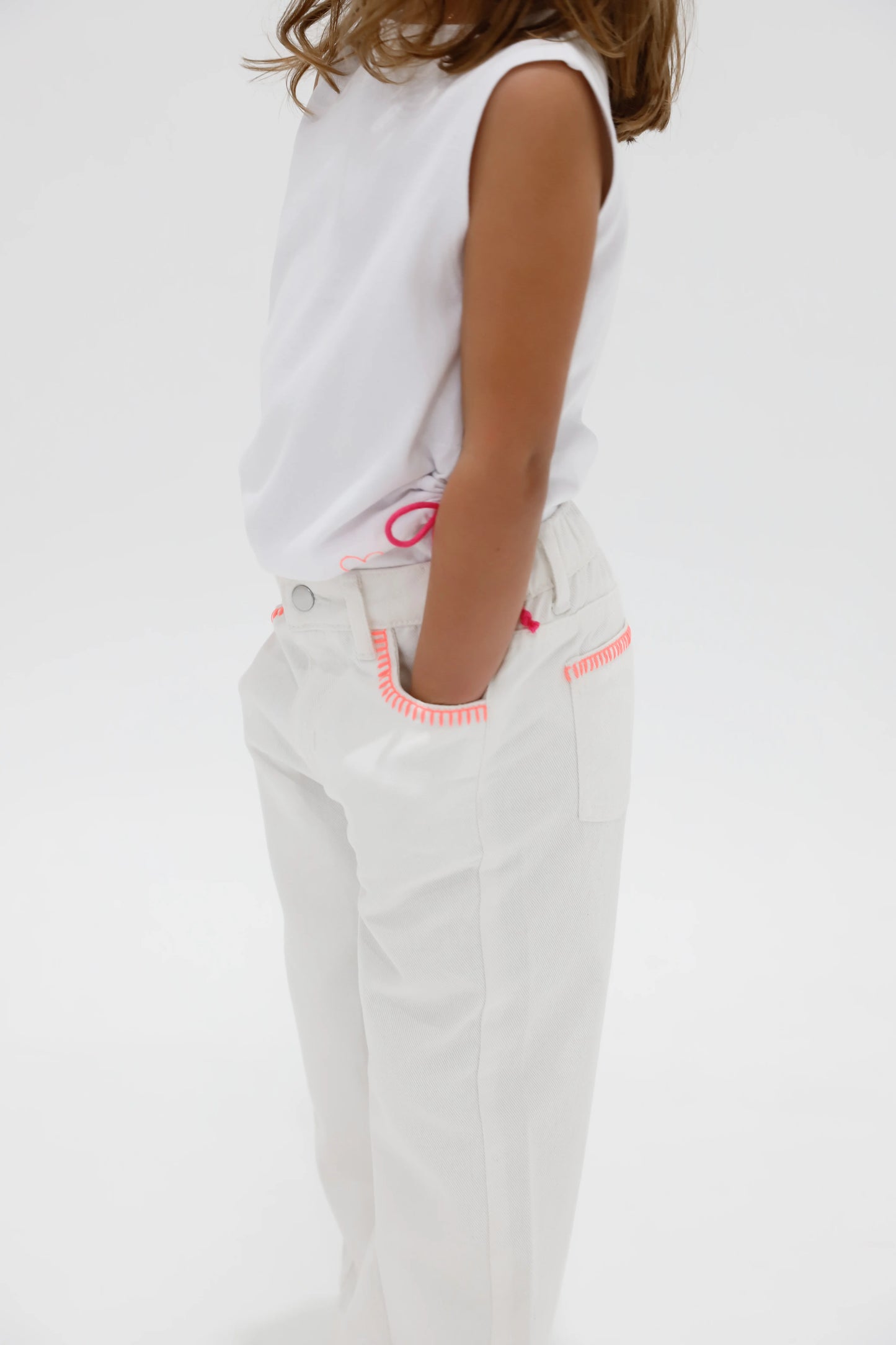 Liv White Denim Pants