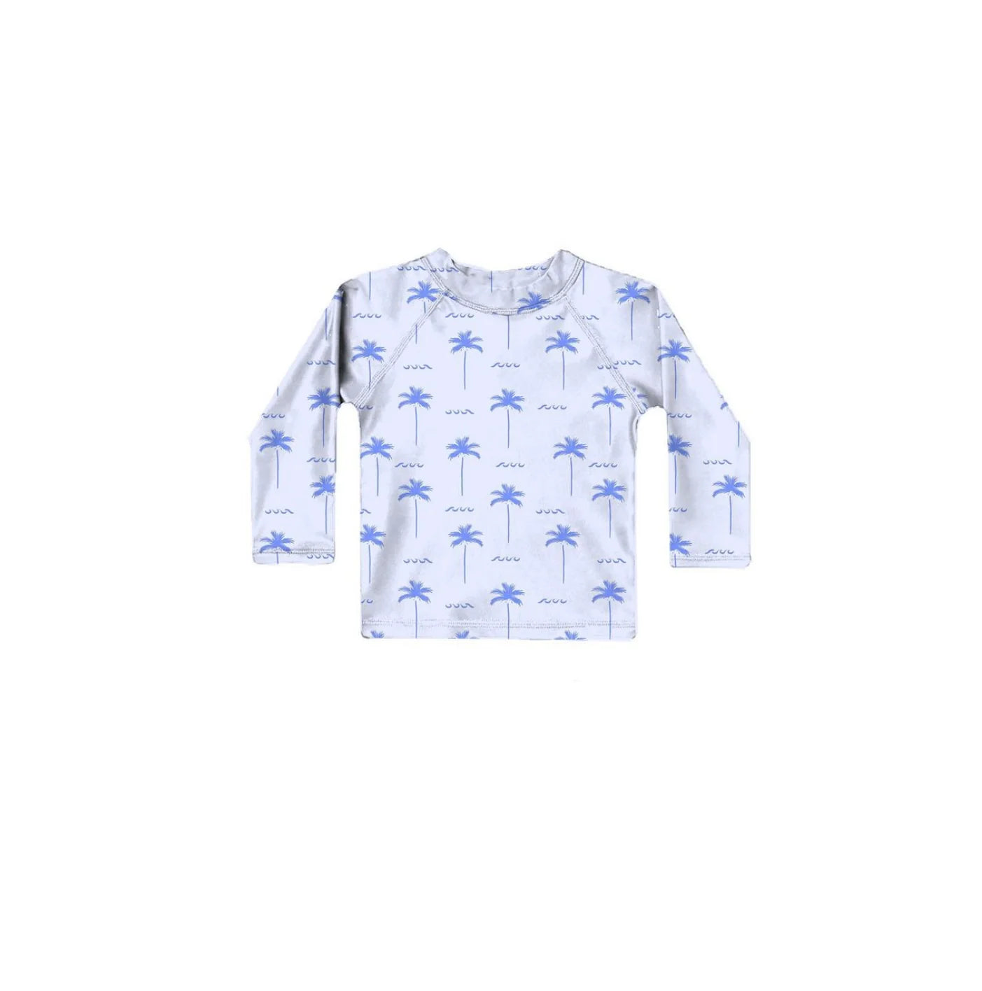 Swim Rashie Long Sleeve Blue Oasis