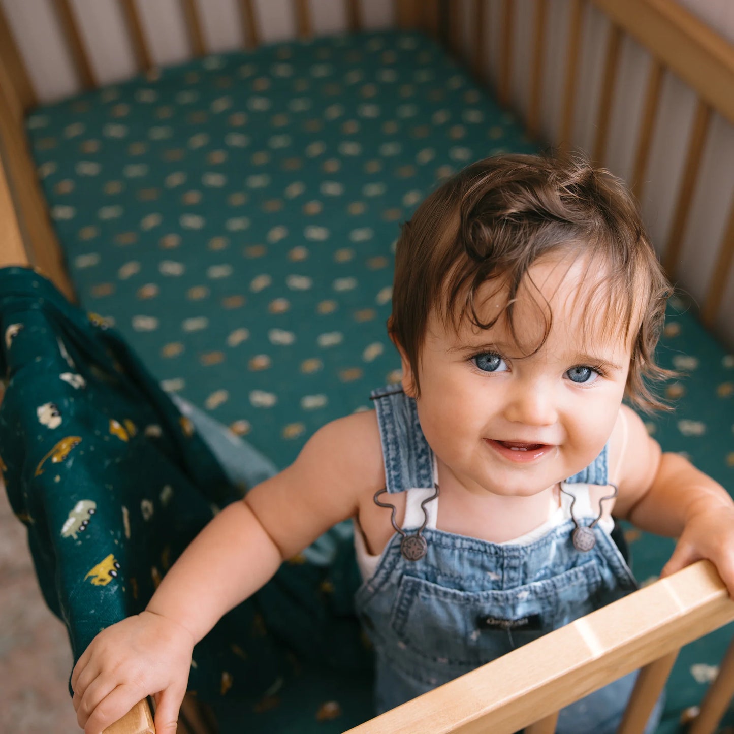 Trucks Organic Fitted Cot Sheet