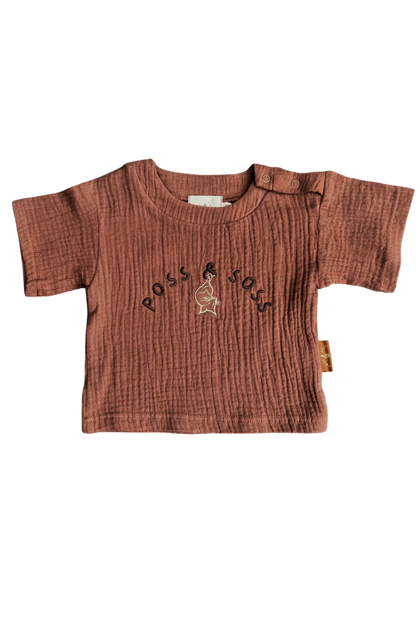 Oversized Tee Chocolate Crinkle