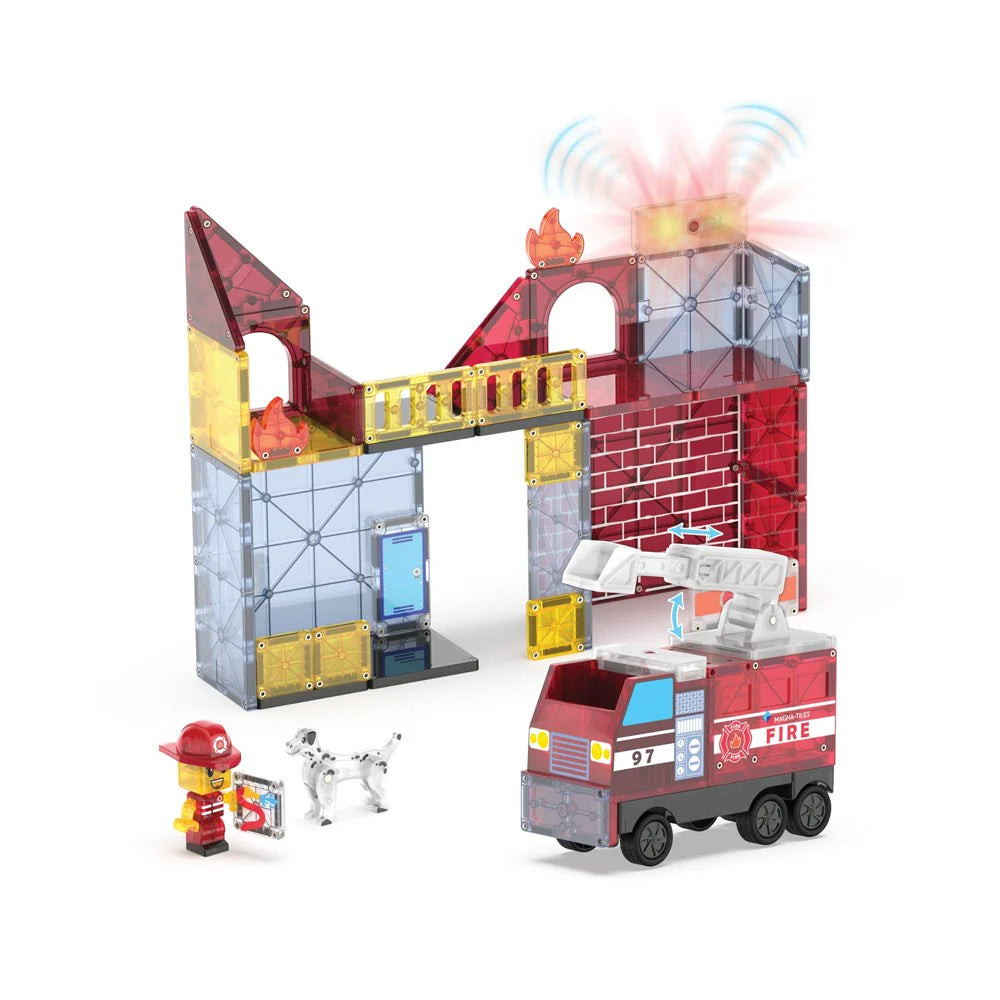 Fire Station 50-Piece Magnetic Construction Set