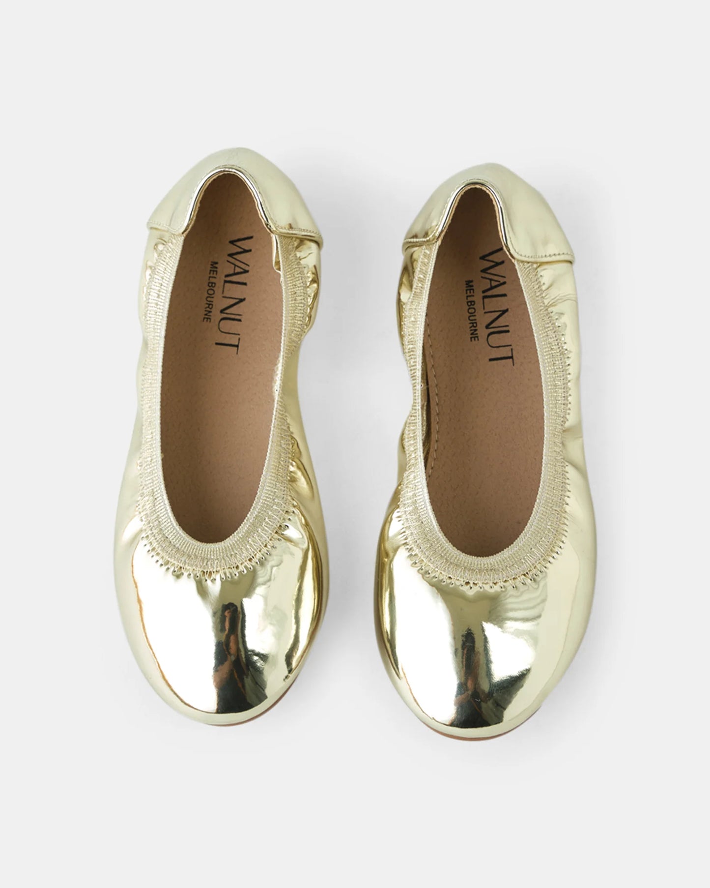 Walnut - Catie Party Ballet - Soft Gold