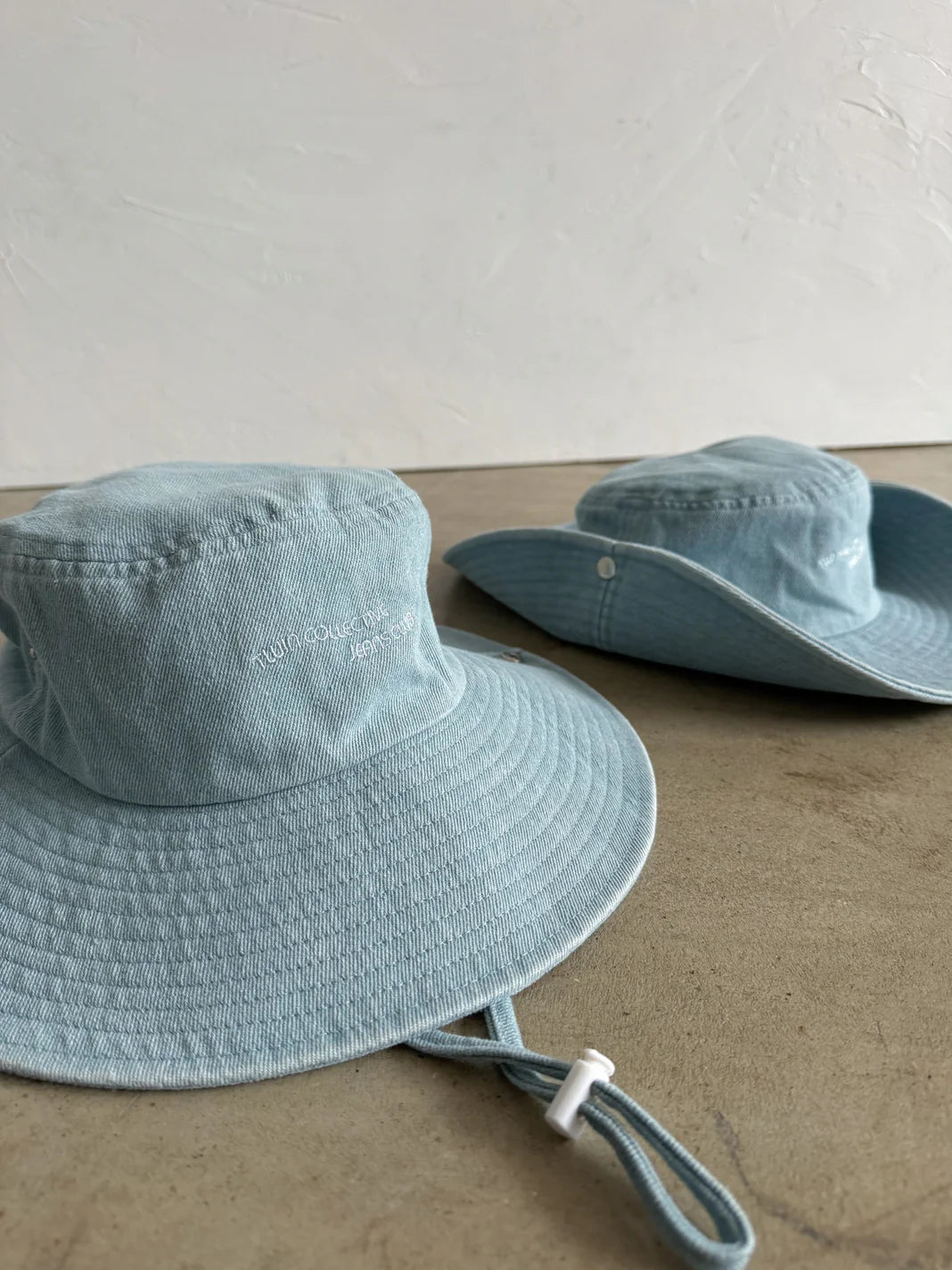 Cowboy Bucket Hat Light Blue Denim